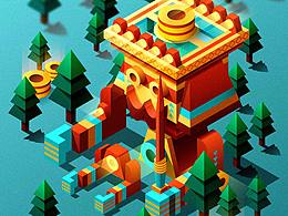 Affinity Designer 2.5D插畫(huà)