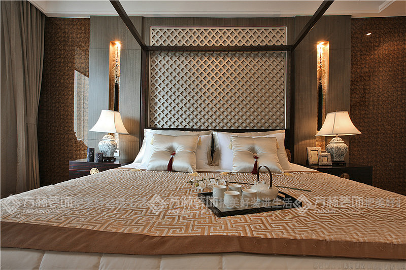 营口方林装饰72平米两室样板间