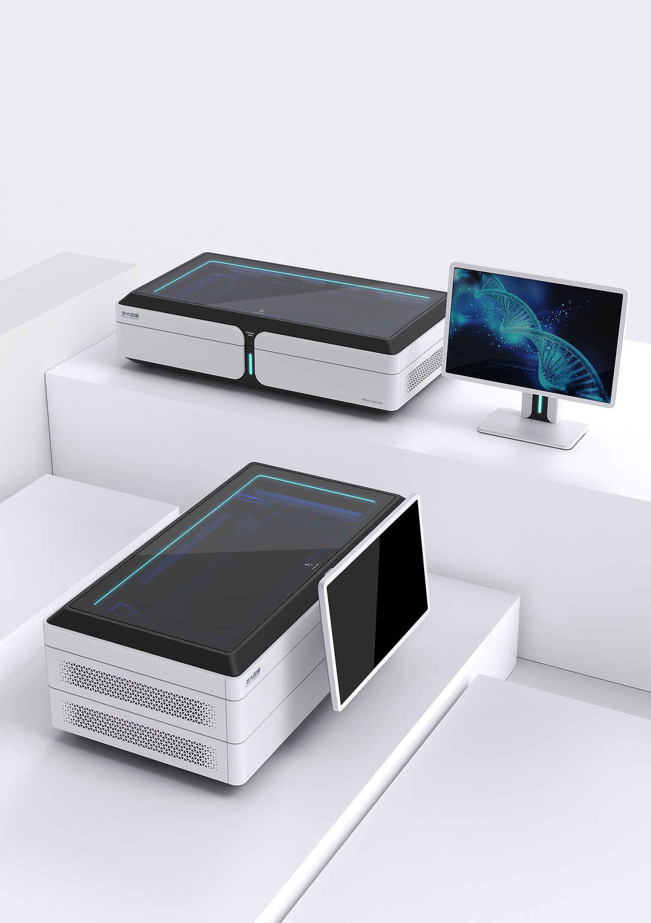 华大基因高通量测序一体机 X 洛可可（图ZMjg5NTM2Nzgw） - 其他工业/产品 - 站酷设计师深圳洛可可设计原创素材 - 站酷ZCOOL