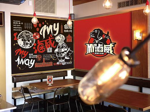 餐饮标志品牌设计 台湾小吃卤味