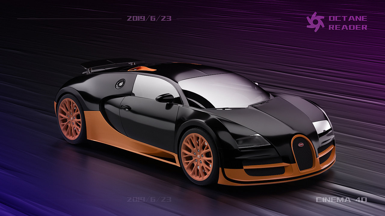 布加迪威龙布光练习