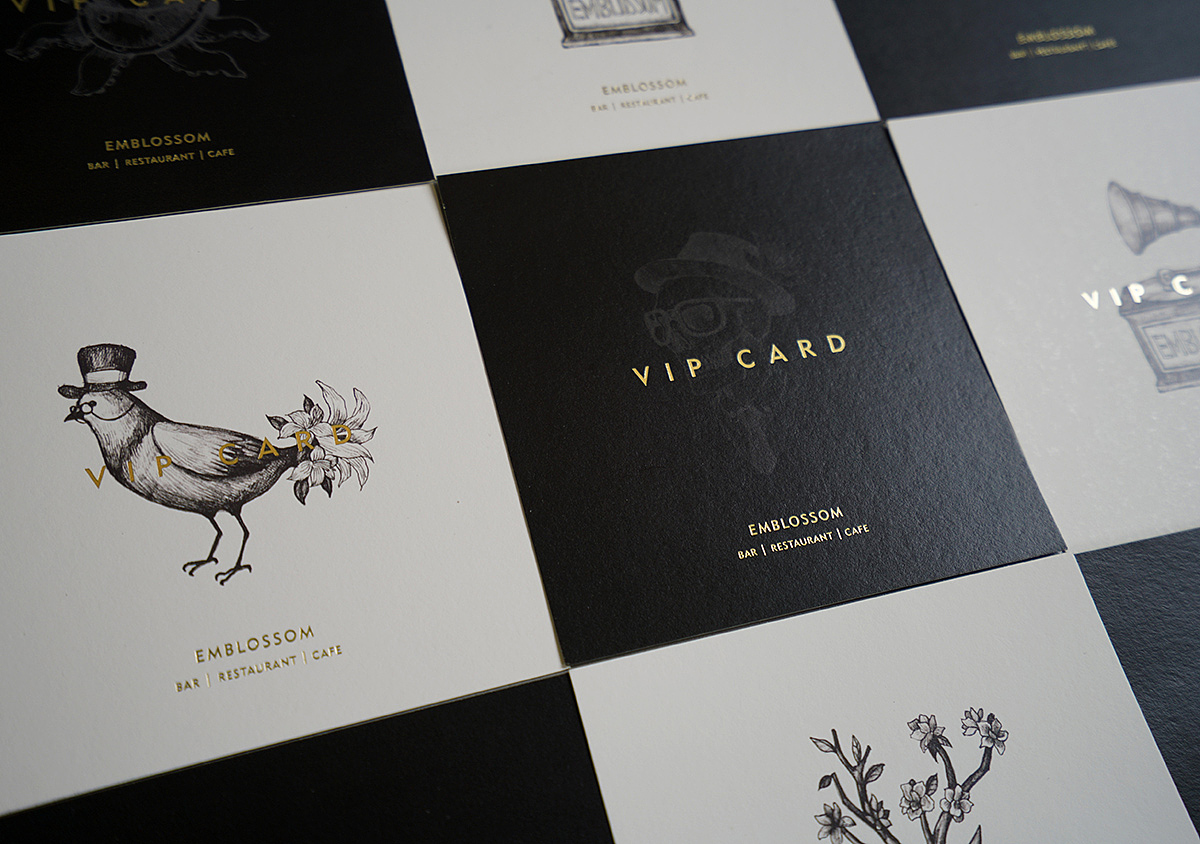 EMBLOSSOM｜落英里酒吧（图ZMTMxOTk3NDcy） - 品牌 - 站酷设计师mojodesign原创素材 - 站酷ZCOOL