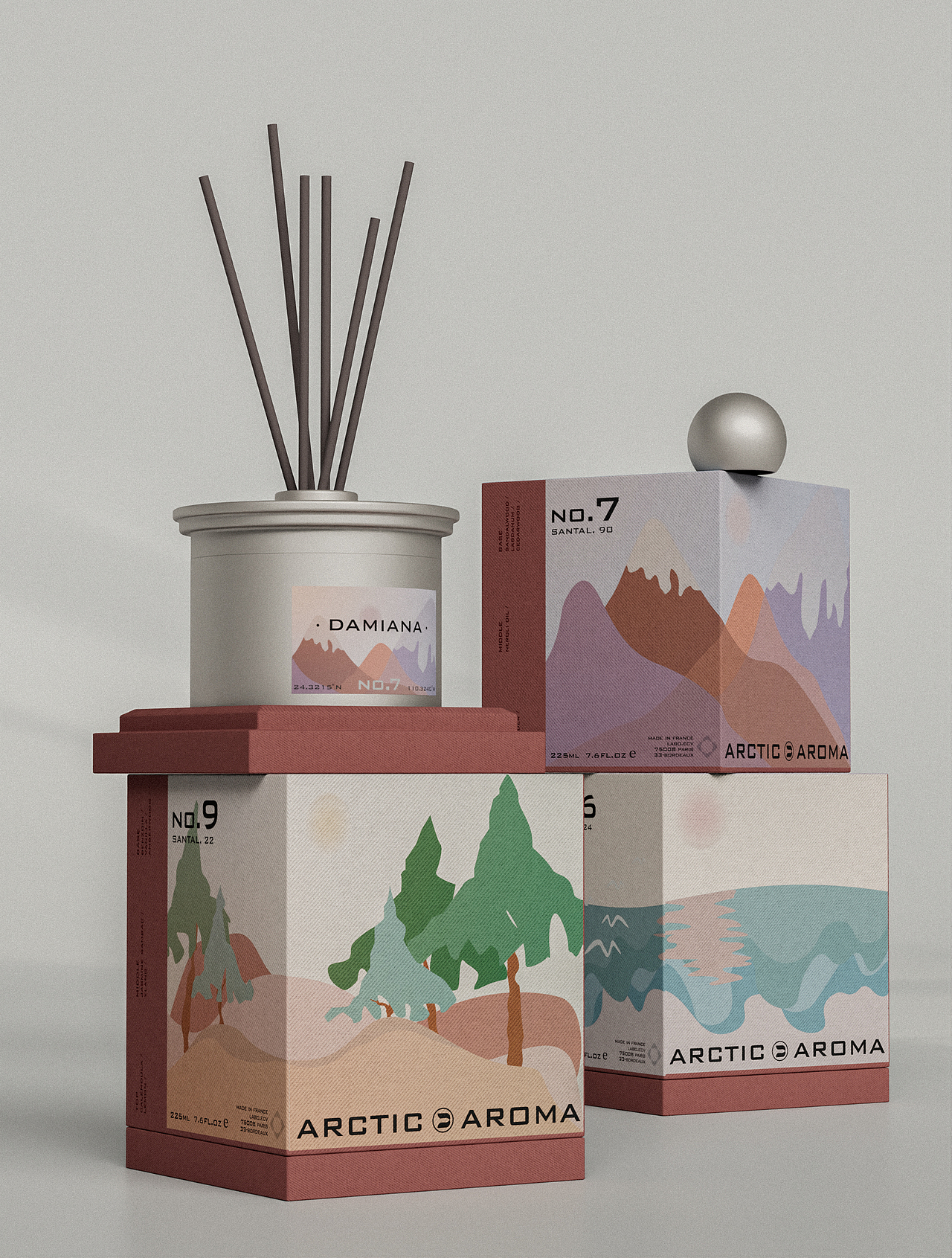 ARCTIC AROMA🤎 | 香氛包装设计📦（图ZMzczOTQxMDY4） - 包装 - 站酷设计师慕冬冬原创素材 - 站酷ZCOOL