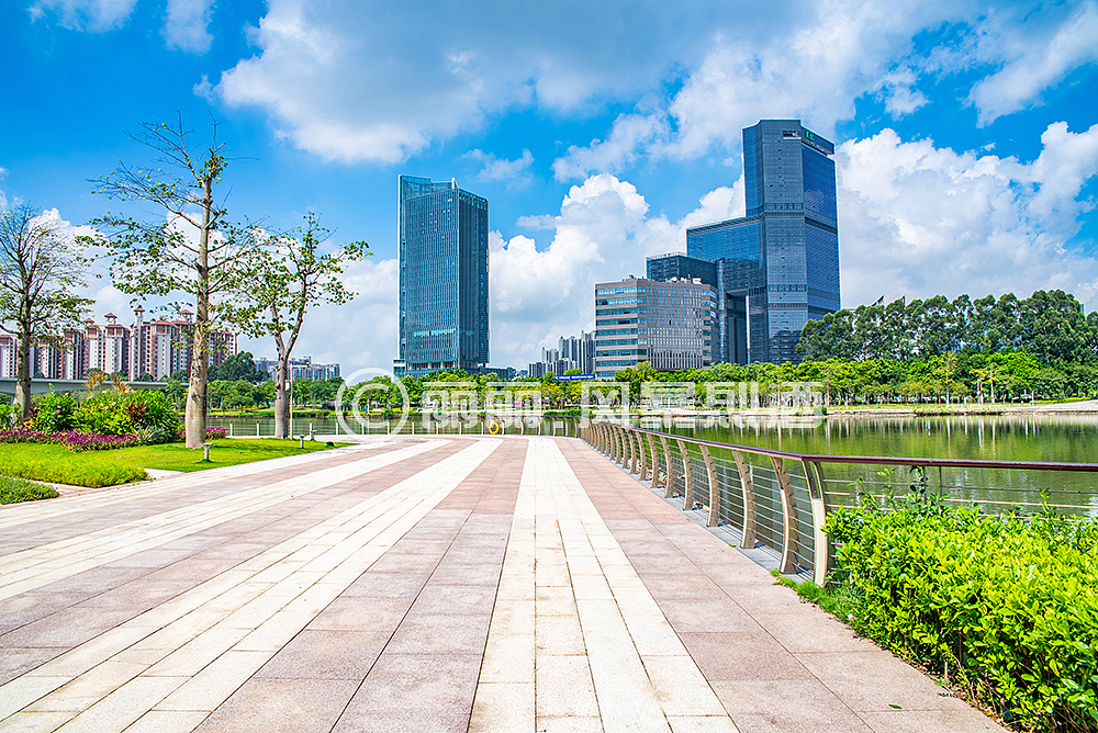 广州南沙自贸区建筑风光摄影