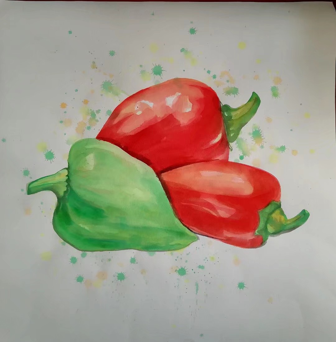 辣椒（图ZMTAwOTQ4OTE2） - 绘画 - 站酷设计师米砂米砾原创素材 - 站酷ZCOOL