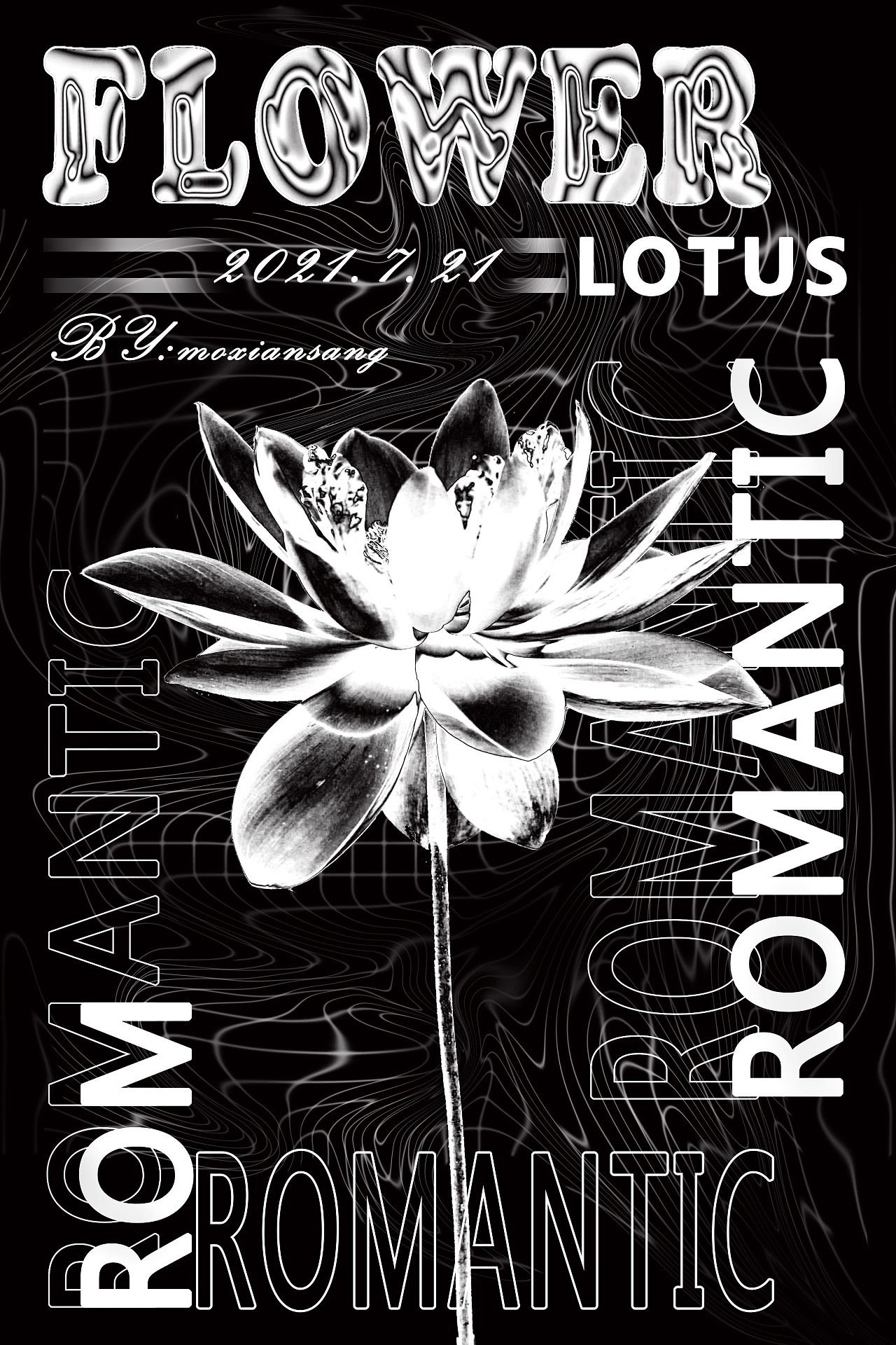 酸性金属风格海报