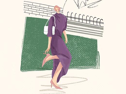 爱情神话 扁平人物插画