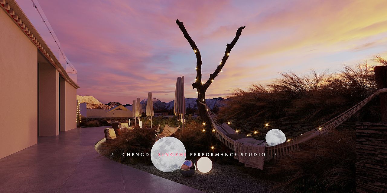 商业空间表现/ 餐厅 拉萨/ 辛丑年·戊戌月作