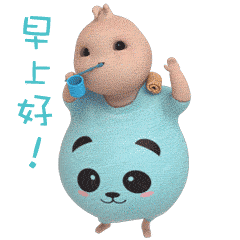 二毛与葫芦球的日常表情包-二毛动画