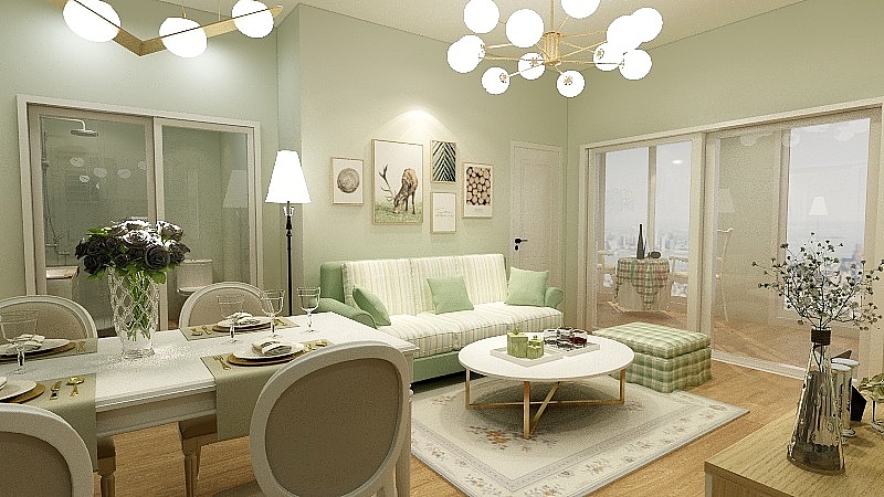 田园风室内设计（图ZMTc5MDU5NjI4） - 家装设计 - 站酷设计师钟于原创素材 - 站酷ZCOOL