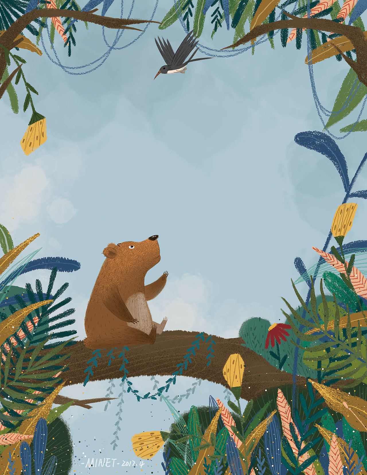 小熊的生日派对|插画|儿童插画|Hannaball - 原创作品 - 站酷 (ZCOOL)