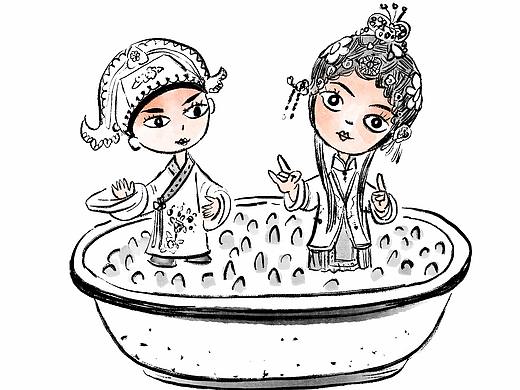 漫画/ 一名京剧青衣的人生片段