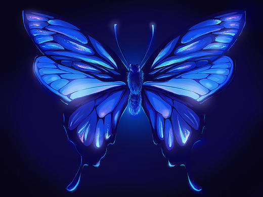 蓝蝶