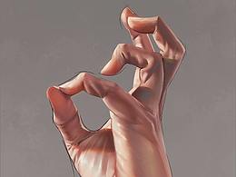 手