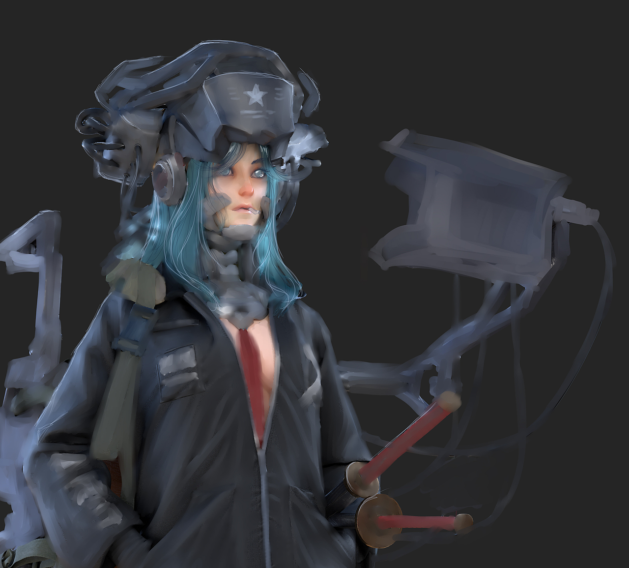 機(jī)械義體（圖ZMTg2ODI2MDYw） - 人物/生物 - 站酷設(shè)計(jì)師銀狐御三維工作室原創(chuàng)素材 - 站酷ZCOOL