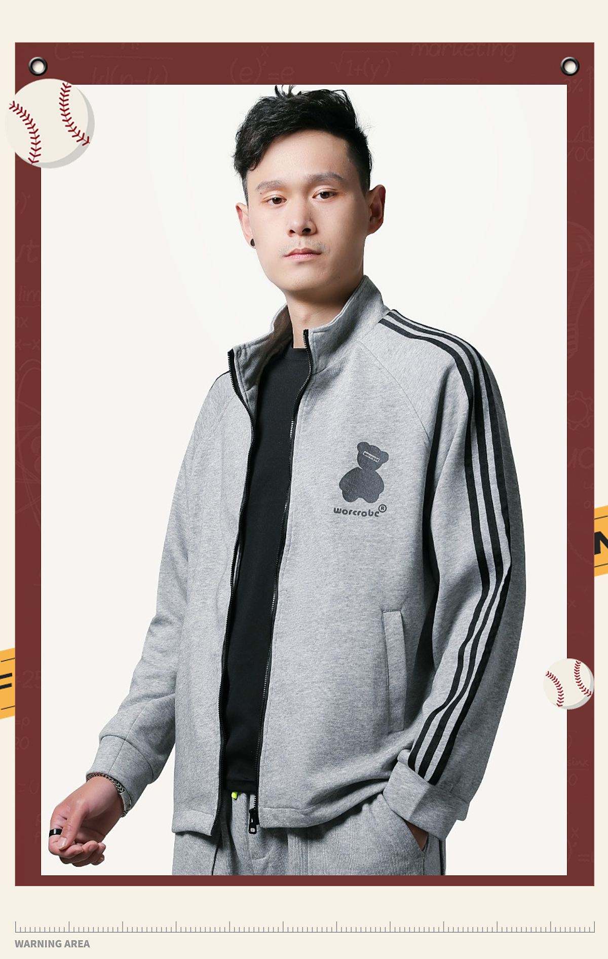 棒球领夹克（图ZMjQ3Mzc5ODYw） - 休闲/流行服饰 - 站酷设计师请称呼我为大师兄原创素材 - 站酷ZCOOL