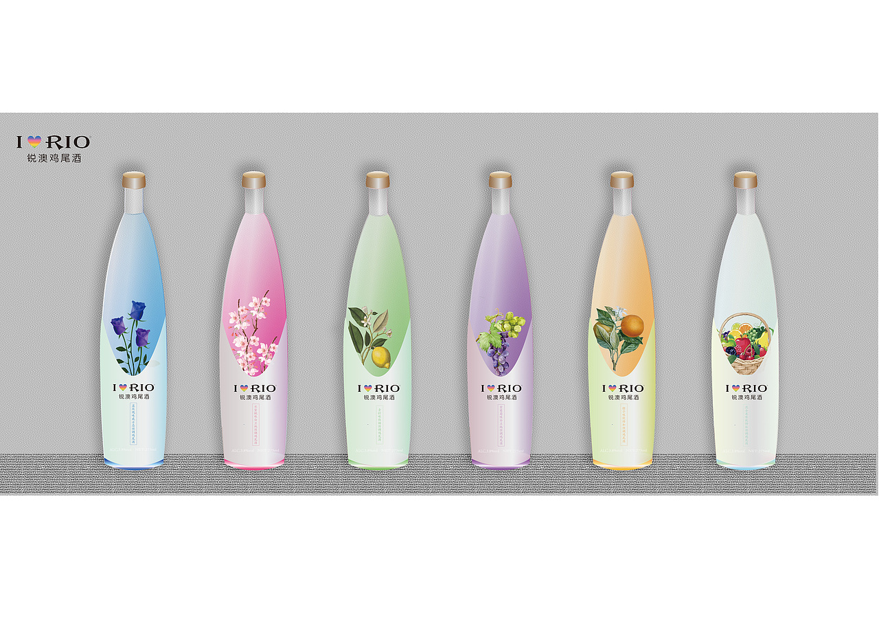 锐澳鸡尾酒包装