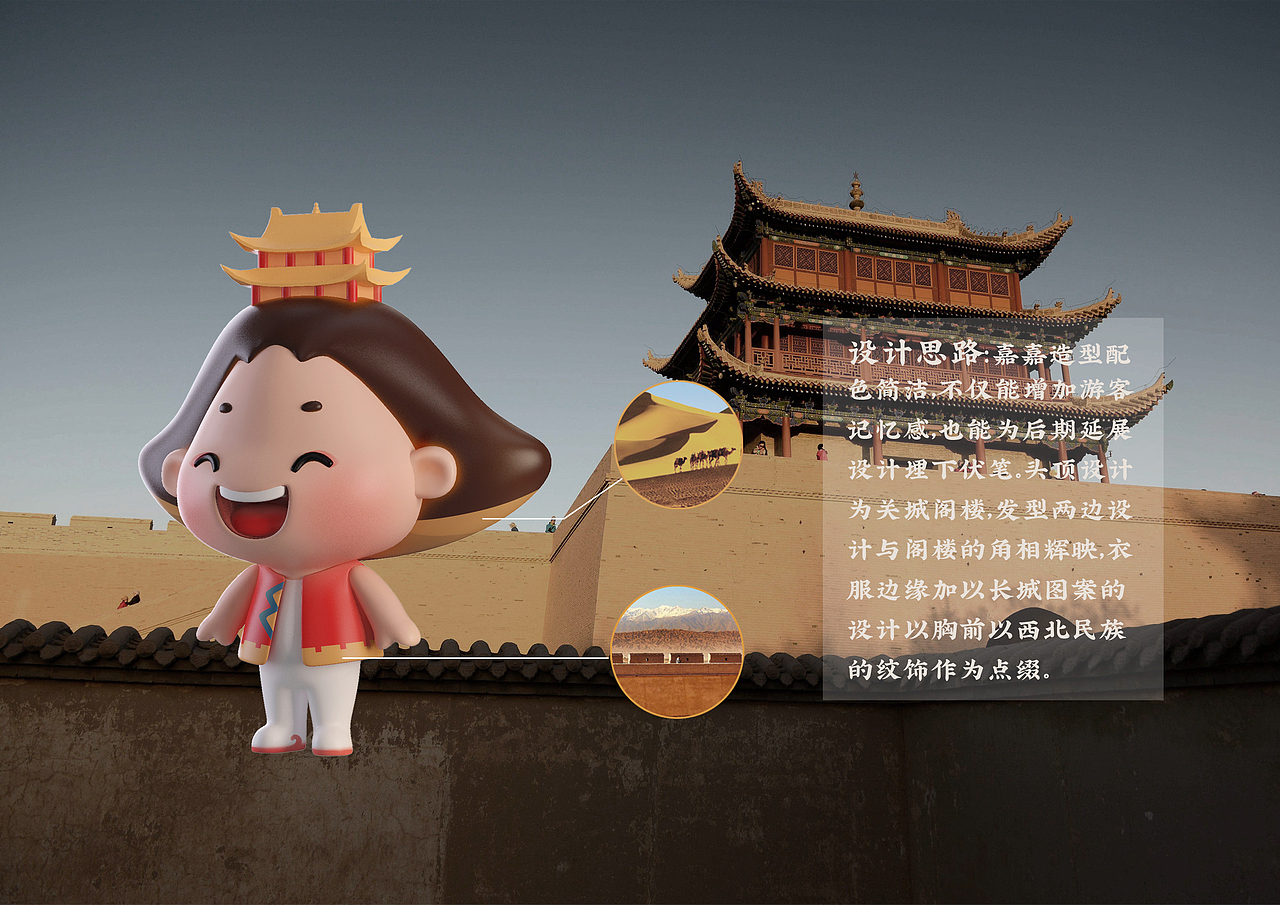 嘉峪关IP吉祥物设计（图ZMjQyNjgzOTI4） - 生活用品 - 站酷设计师sam_smith原创素材 - 站酷ZCOOL