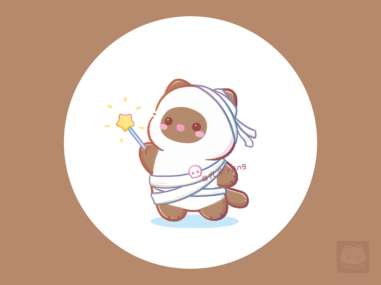 🎃万圣节魔法小动物（图ZMzUzNTcyNzIw） - 商业插画 - 站酷设计师尤米yang原创素材 - 站酷ZCOOL