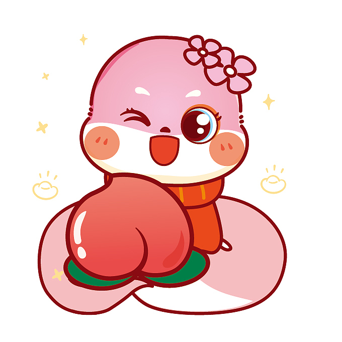 蛇小萌IP卡通形象插画表情包素材图片2025 公开展示