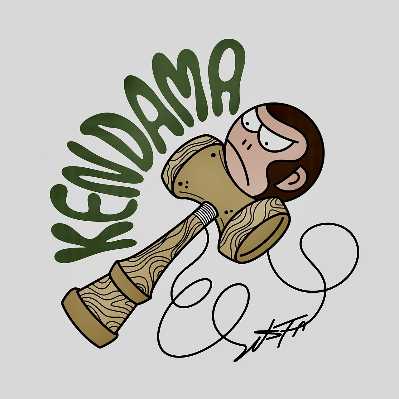 猴子美式复古插画系列