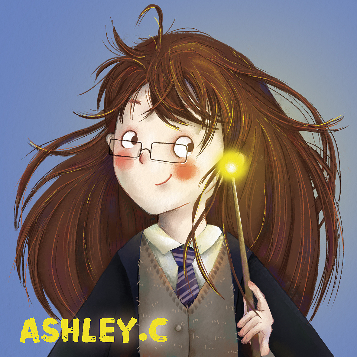 拉文克劳巫师的自画像