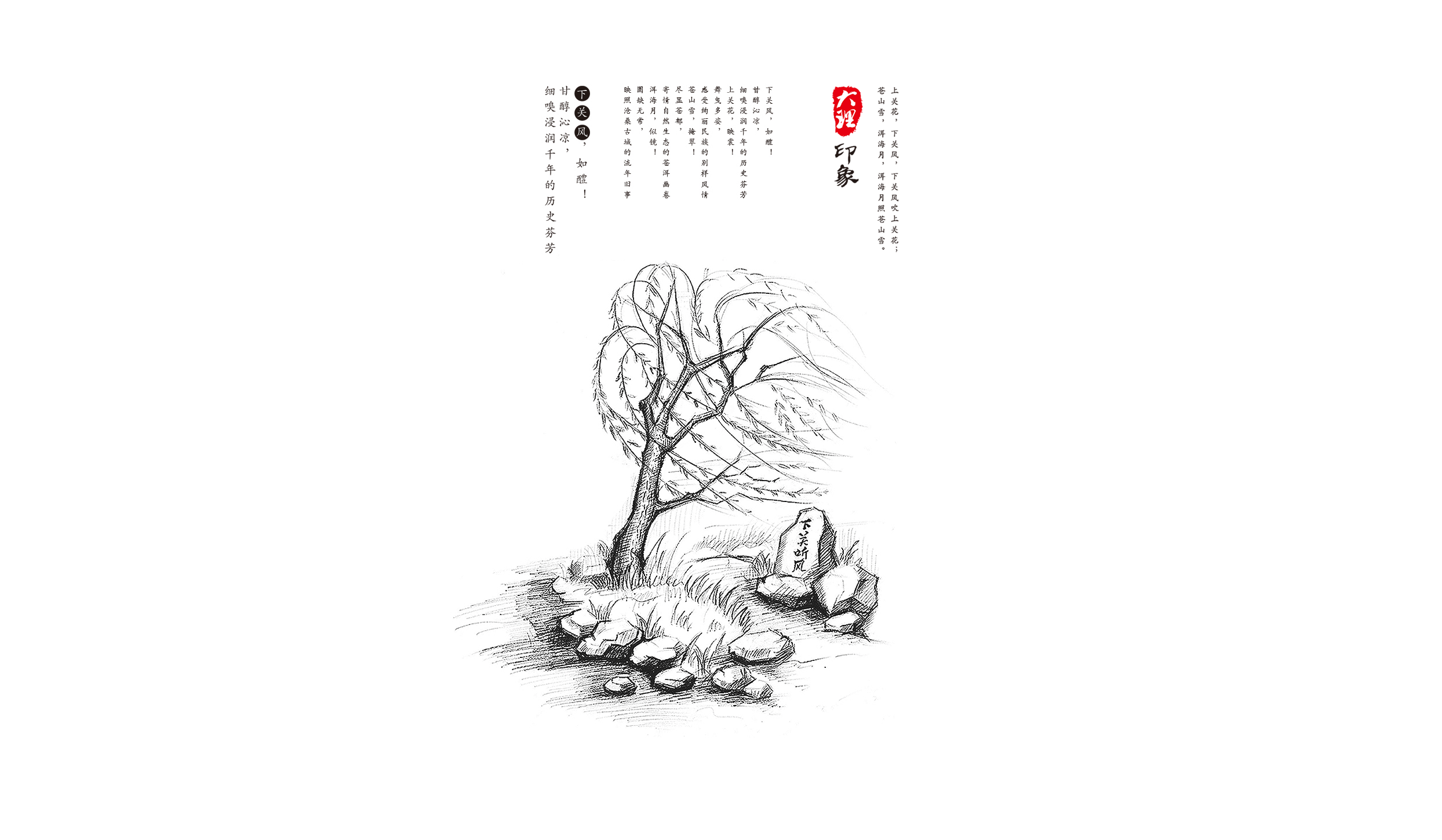 《奥格光年|品牌顾问》品牌设计案例分享:大理印象-风花雪月酸奶包装设计