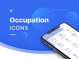 Occupation icons design,2019