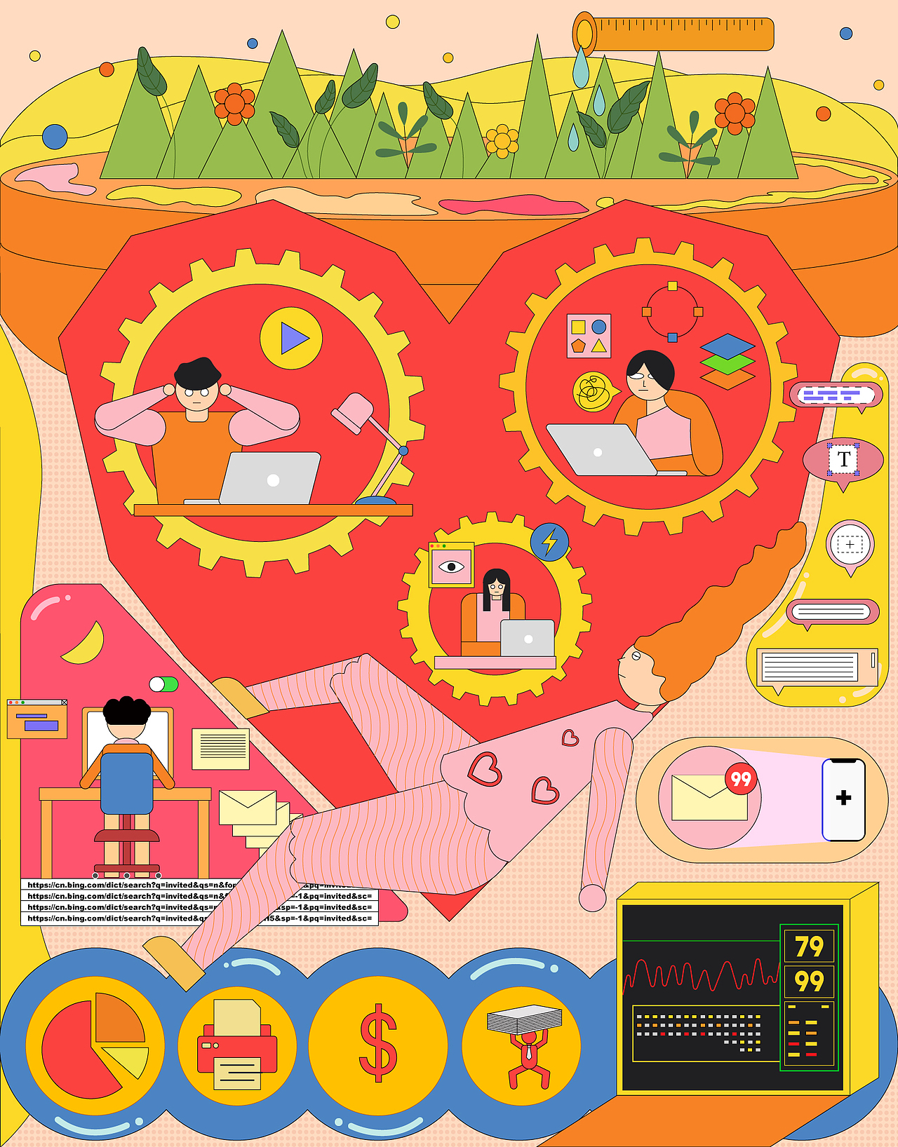 PRESSURE DREAM(图ZMjAxNTI4Mjgw) - 艺术插画 - 站酷设计师YIM野姆原创素材 - 站酷ZCOOL