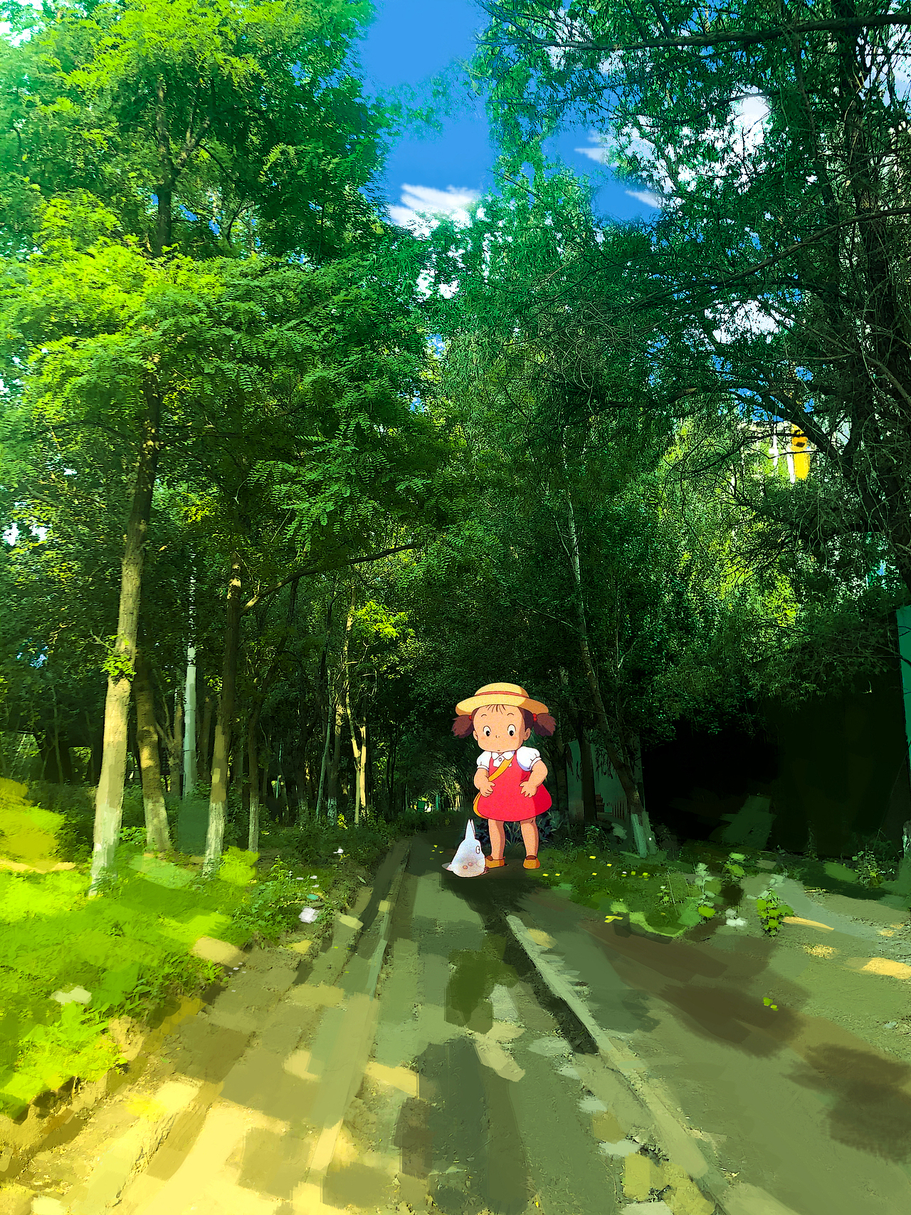 回家的风景，照片转漫画风（图ZMjExMTc1MDAw） - 其他 - 站酷设计师唐老鸭和米老鼠原创素材 - 站酷ZCOOL