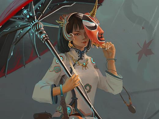 枪火游侠人物设计——赵琳