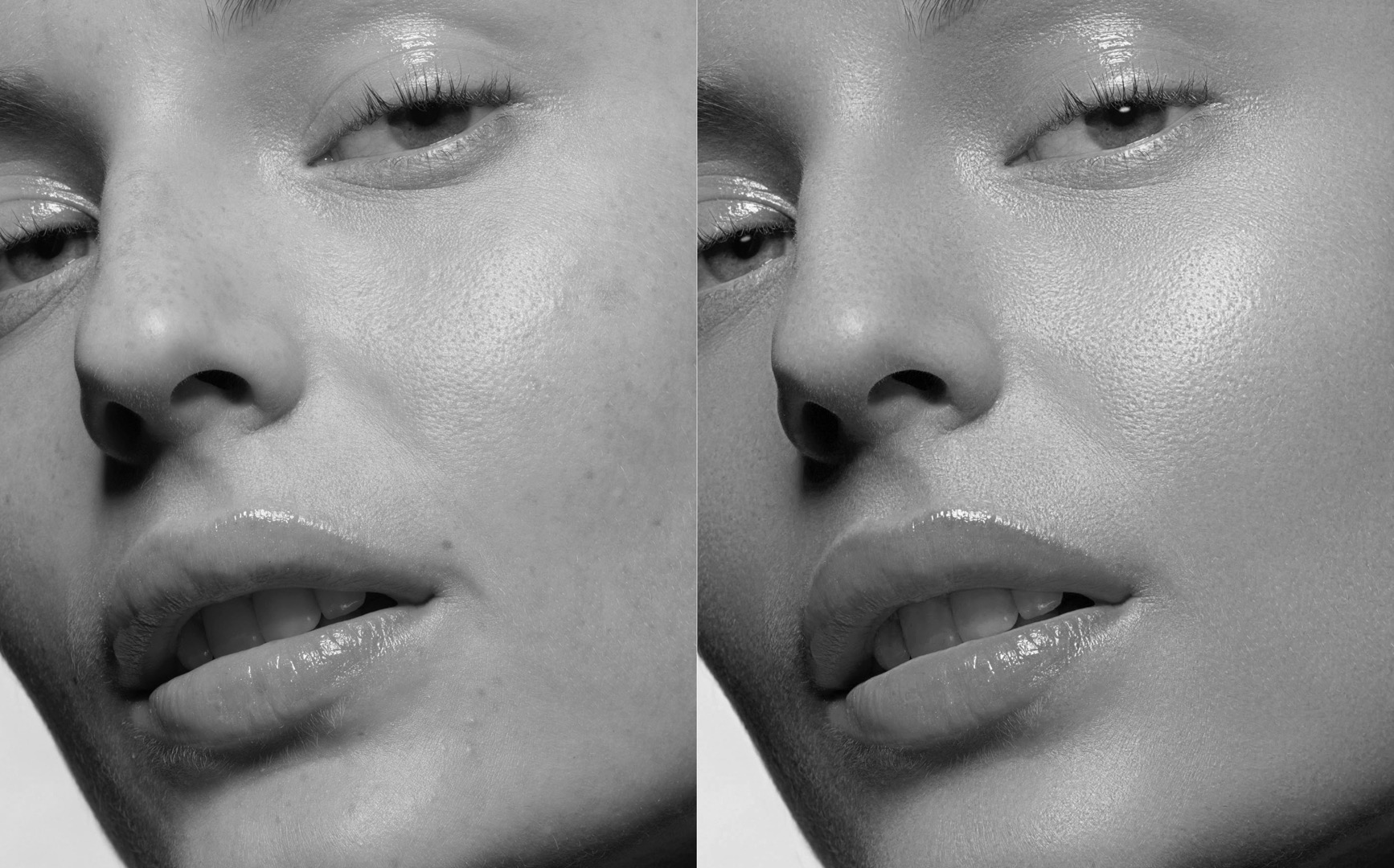 我是随便在网络上找的,就是把毛孔肌理修的太多了,没有皮肤的质感肌理