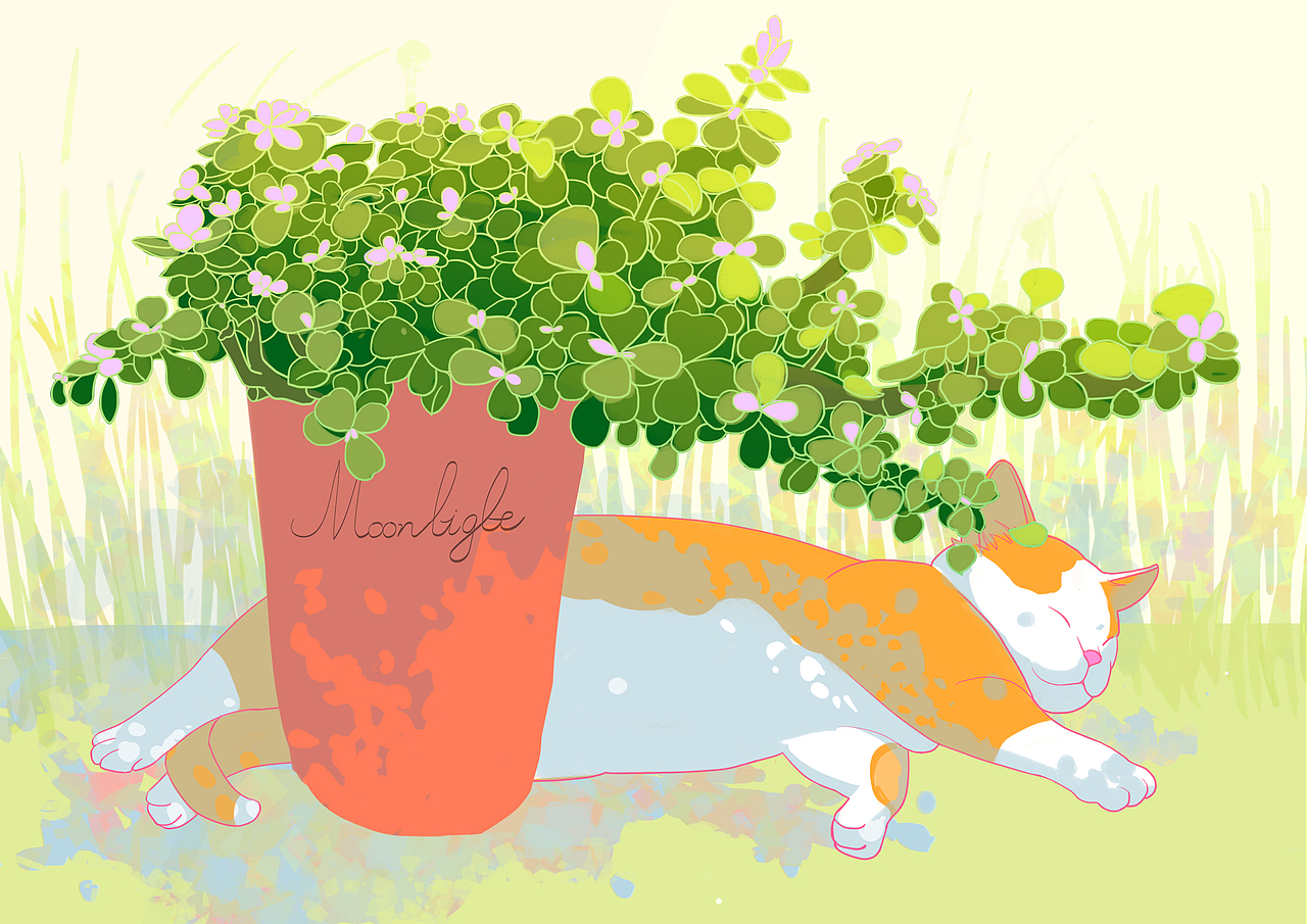 花草日记（图ZMjY4Mzk1NjQw） - 创作习作 - 站酷设计师月亮光光原创素材 - 站酷ZCOOL