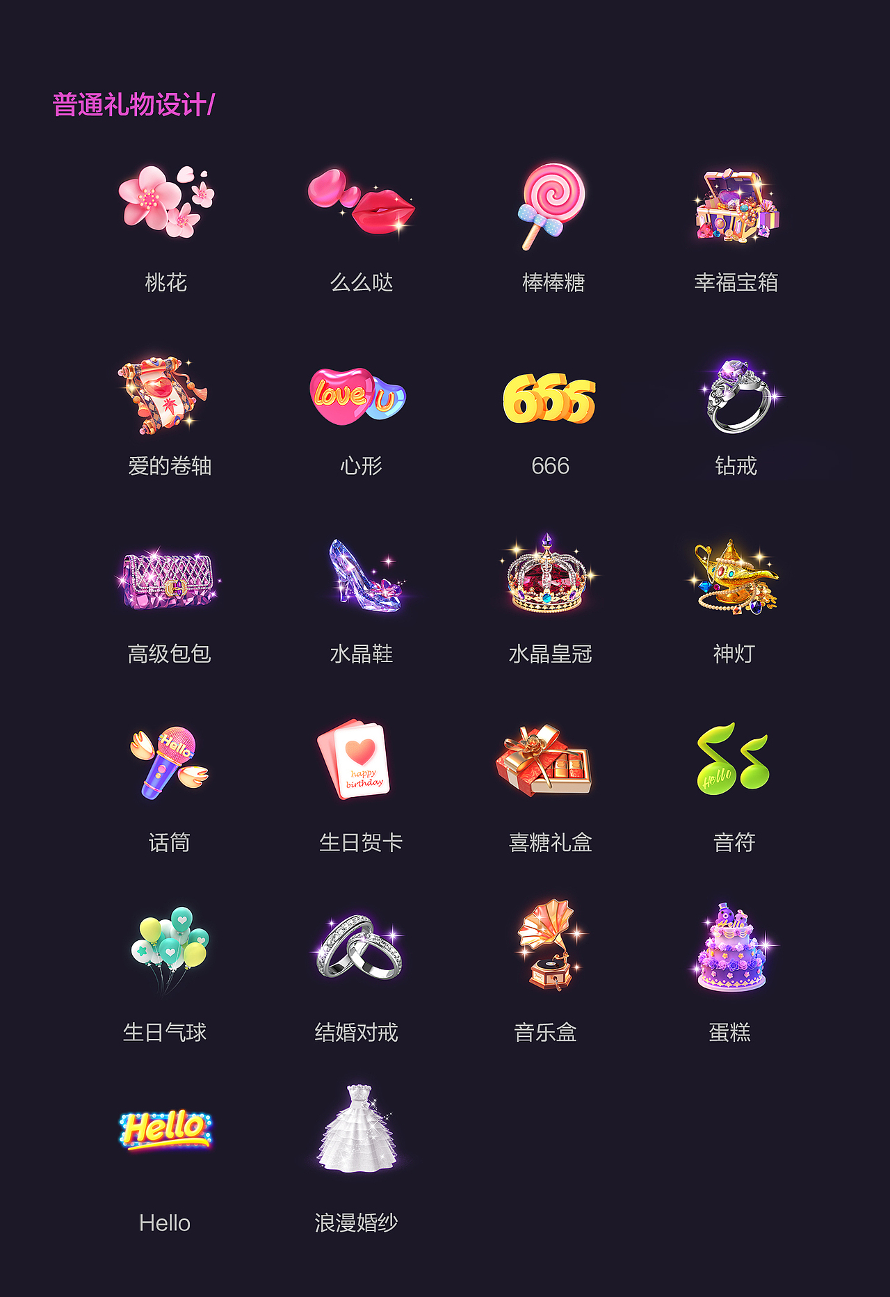 直播礼物设计（常规礼物篇）