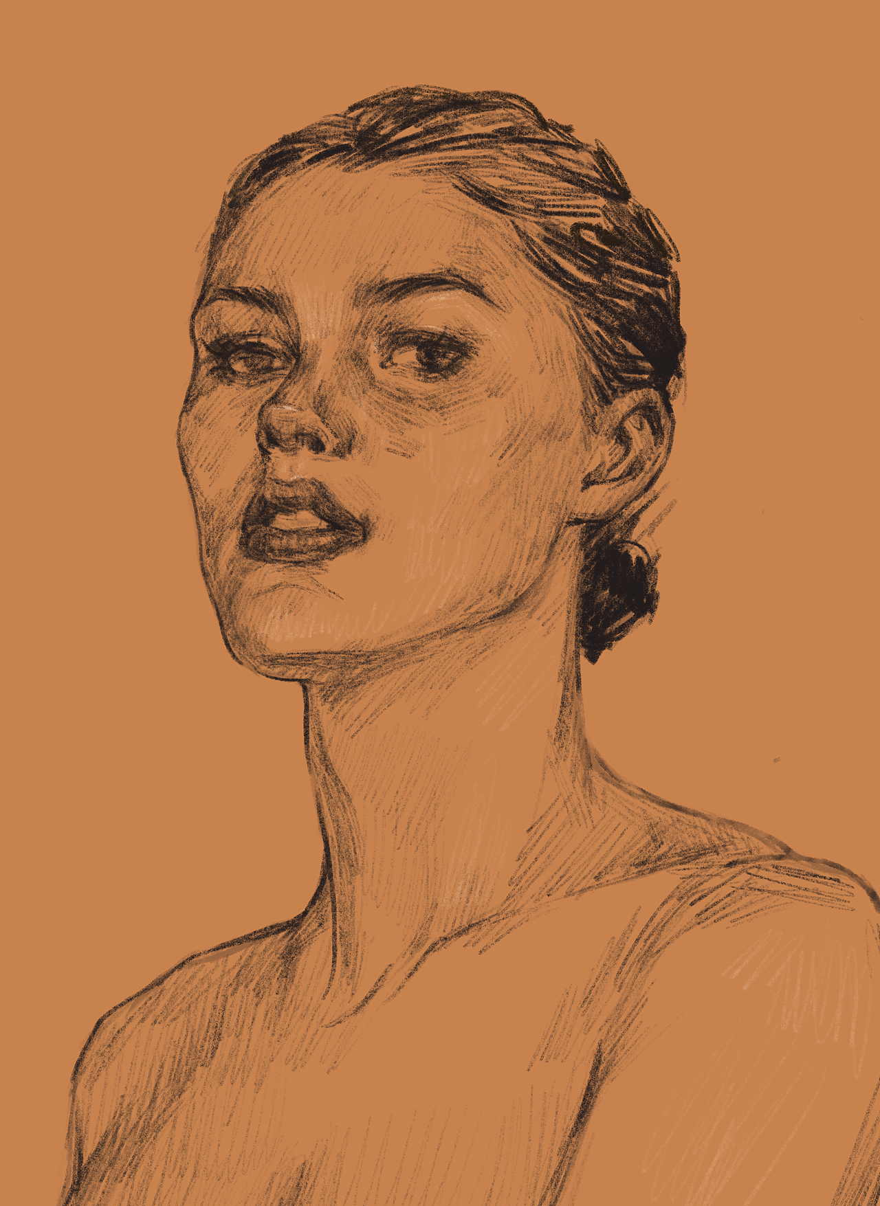 头像练习（图ZMjYzNTA4ODY4） - 创作习作 - 站酷设计师荳丁lily原创素材 - 站酷ZCOOL