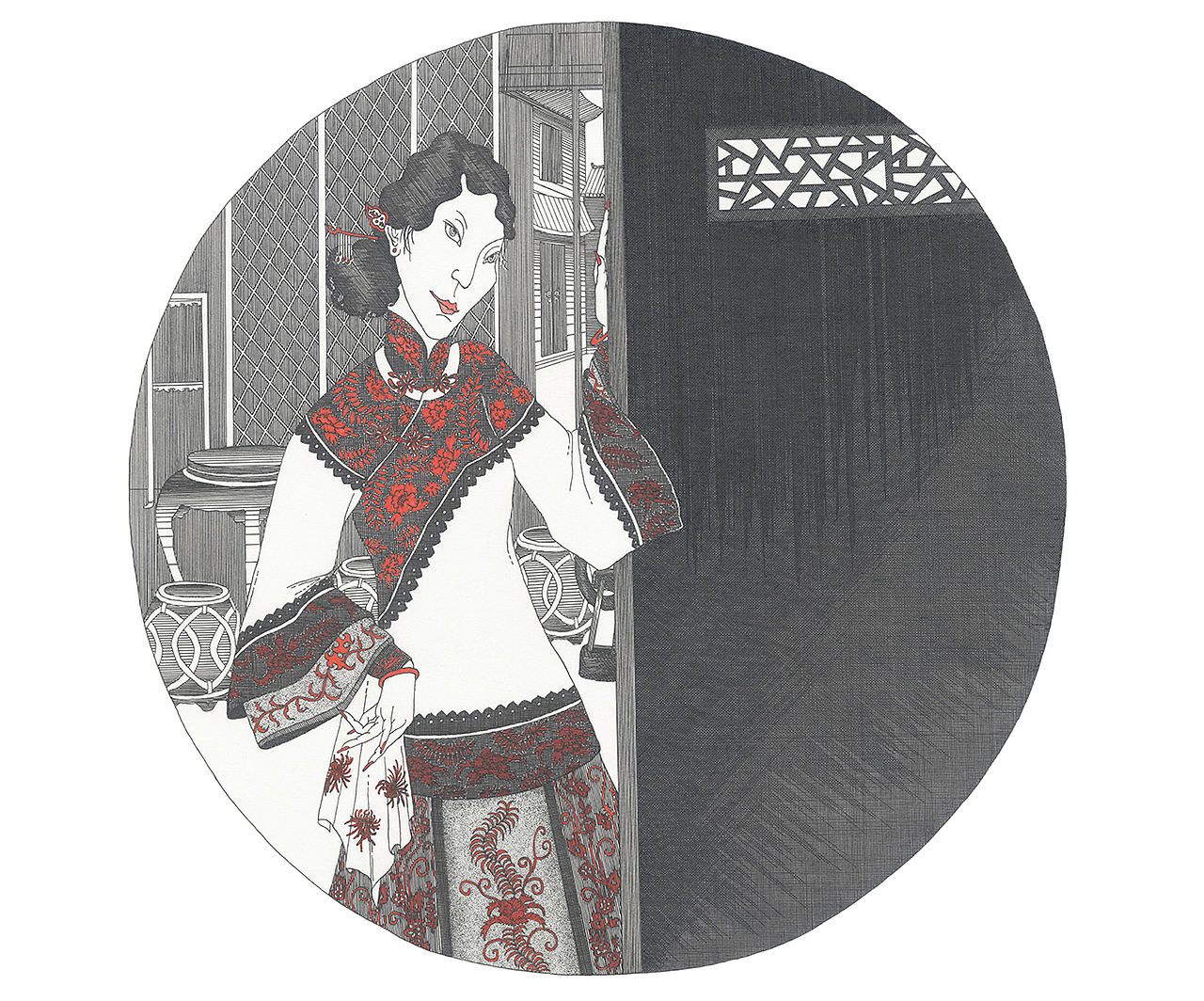 金锁记插图共8张