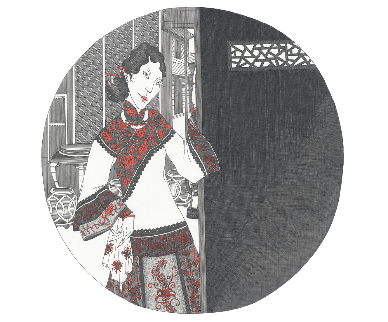 金锁记插图共8张