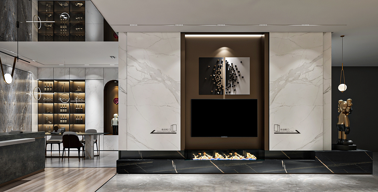 金牌岩板展厅（图ZMjg1NDg1MTc2） - 商业空间设计 - 站酷设计师King_Lam原创素材 - 站酷ZCOOL