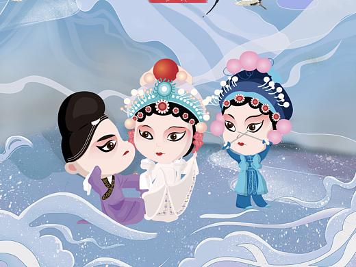 中国民间故事插画设计（个人主页-ZNDk2NzgzMTI=） - 创作习作 - 站酷设计师一个设计师呀原创素材 - 站酷ZCOOL