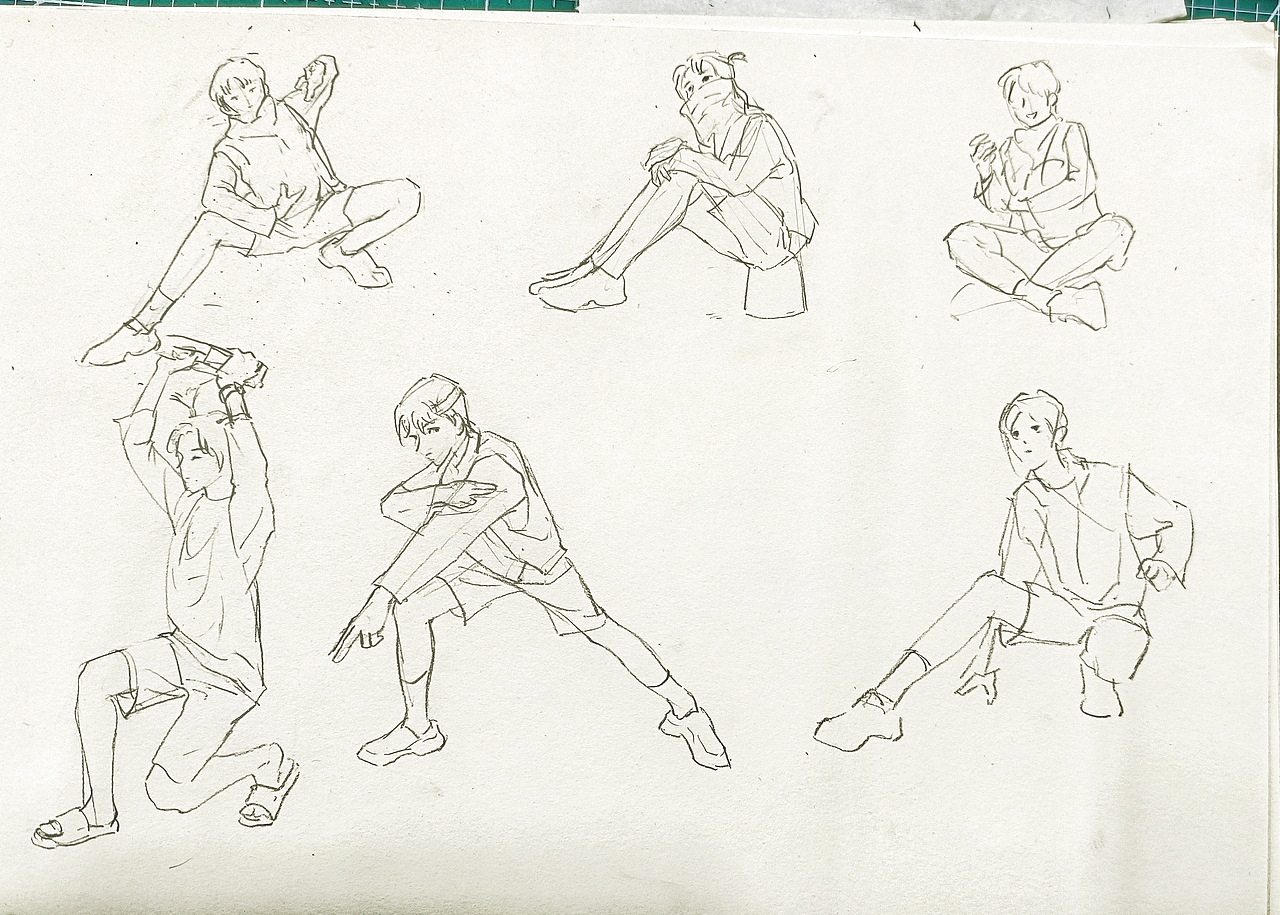 @速写班长#速写60天挑战赛#day43（图ZMjkyODAwNzc2） - 创作习作 - 站酷设计师羊二子喜欢仓鼠球原创素材 - 站酷ZCOOL