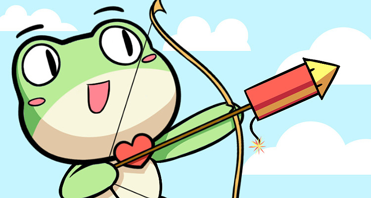 给你比心,喜欢多多点赞哇原创作品动漫网络表情宫尼吉蛙吉蛙吉蛙动漫