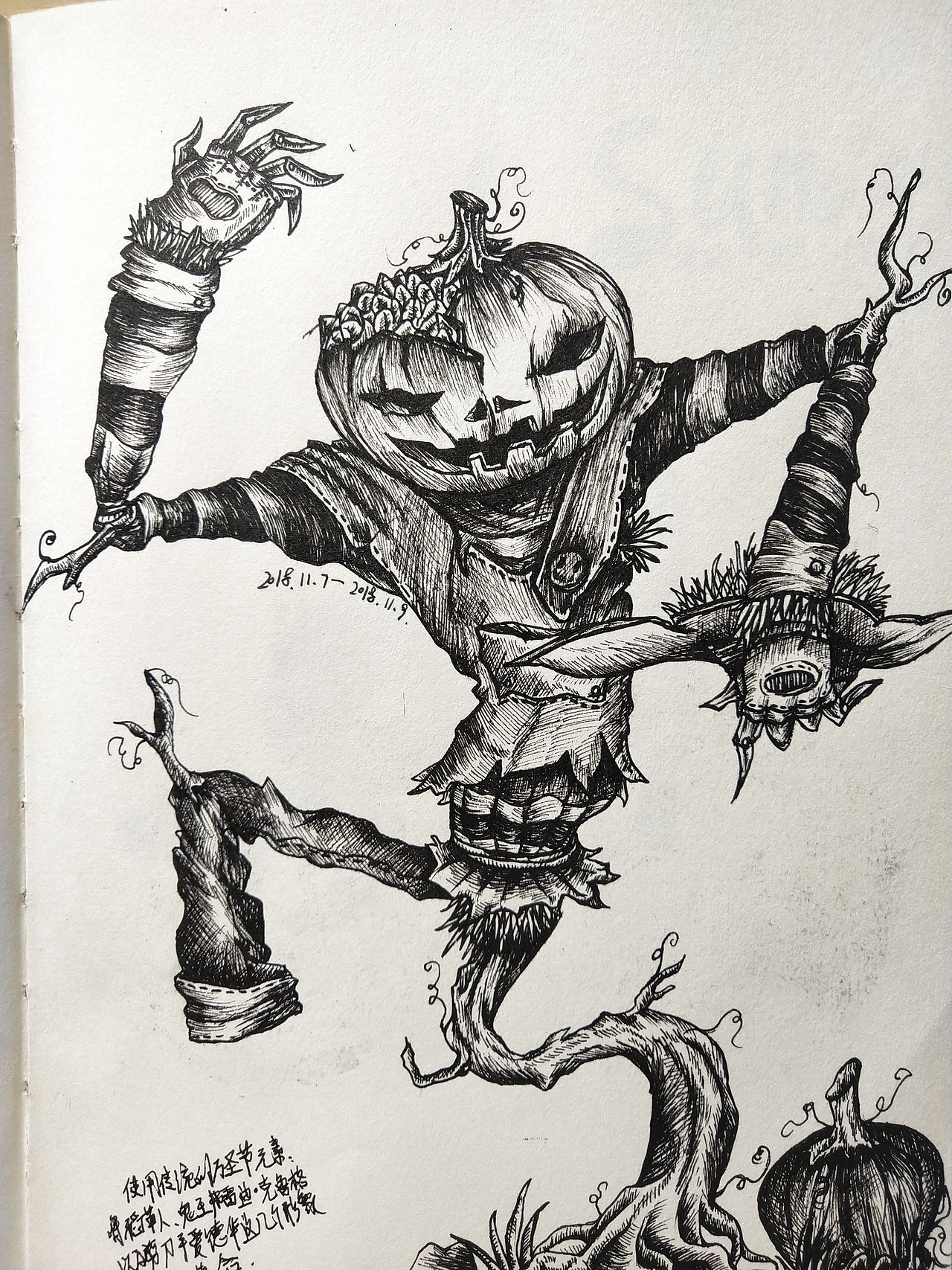 2018年钢笔画练习（图ZMTgzMzk4NzI0） - 新锐潮流插画 - 站酷设计师丁小厌原创素材 - 站酷ZCOOL