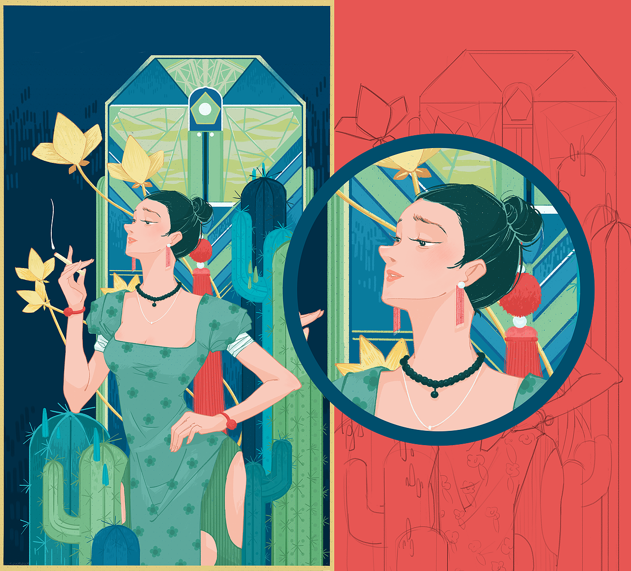 2022插画/平面设计作品集（图ZMjkxNzYwNzg4） - 商业插画 - 站酷设计师Monica0912原创素材 - 站酷ZCOOL