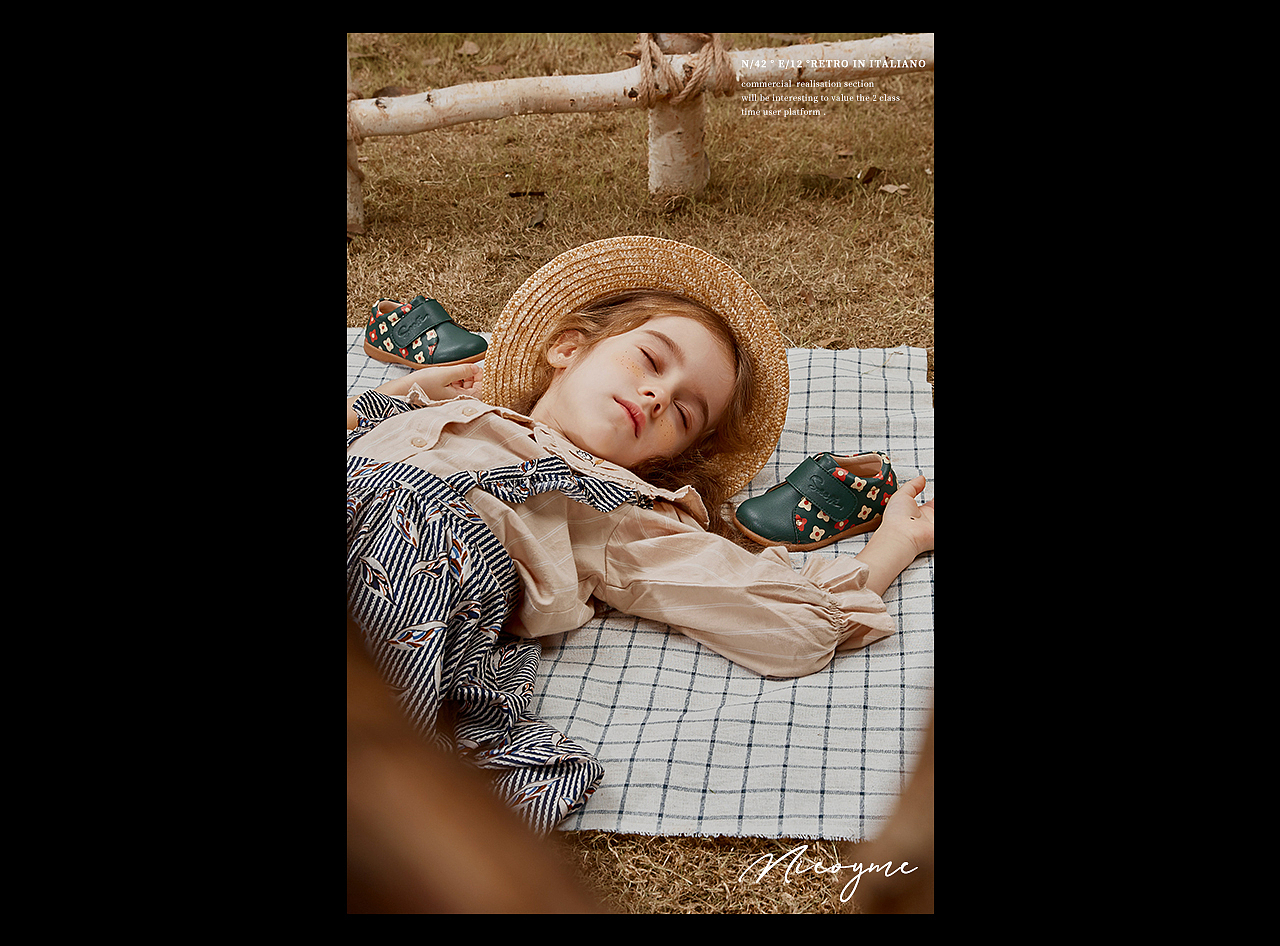 Children's shoes brand shooting