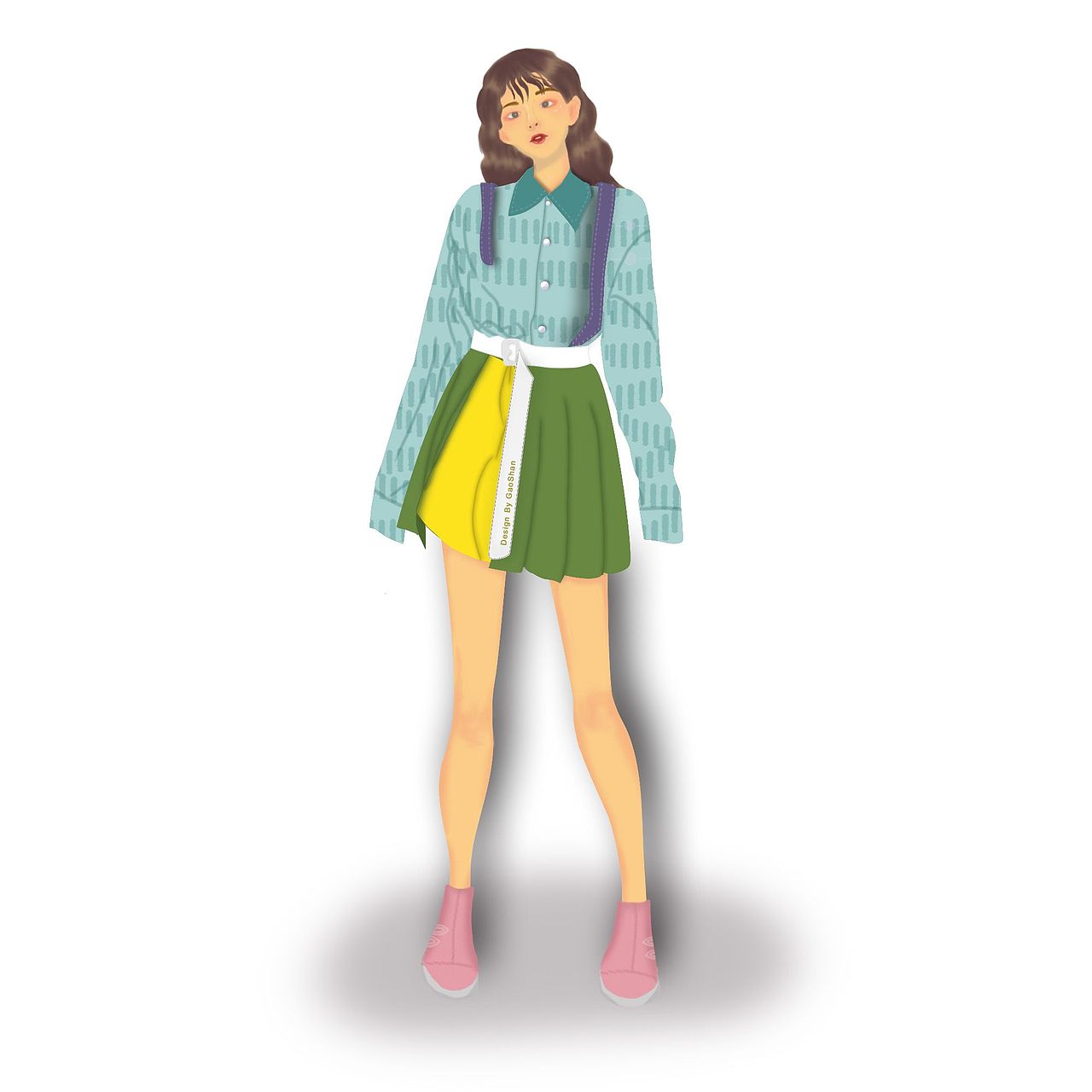 真人临摹小姐姐（图ZMTkzMjk1OTcy） - 其他平面 - 站酷设计师谢小羊的小仙女原创素材 - 站酷ZCOOL