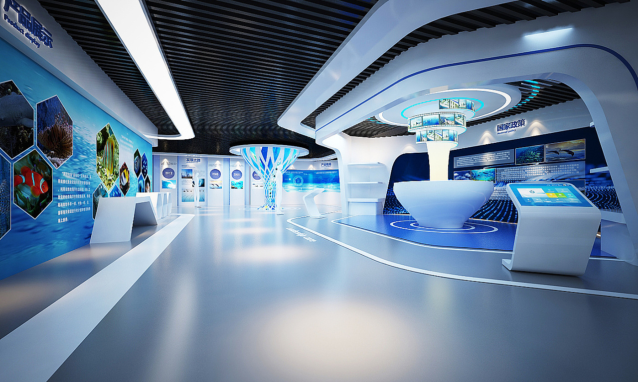 海洋科技展厅展馆3d效果图设计制作|三维|其他三维|思海设计 - 原创作品 - 站酷 (ZCOOL)