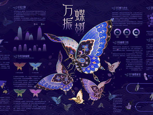 万蝶振翅—蝴蝶信息可视化设计