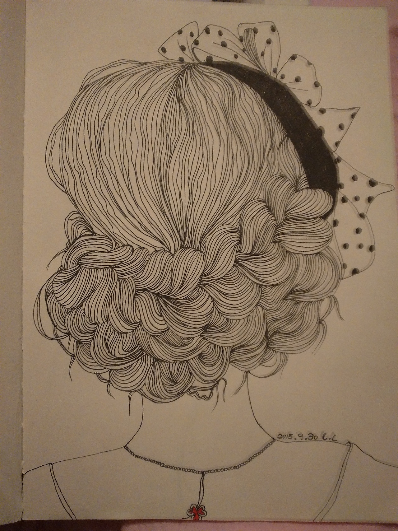 頭發(fā)隨筆（圖ZMTY1MzIwMTM2） - 藝術(shù)插畫 - 站酷設(shè)計(jì)師琳兒_Liner原創(chuàng)素材 - 站酷ZCOOL