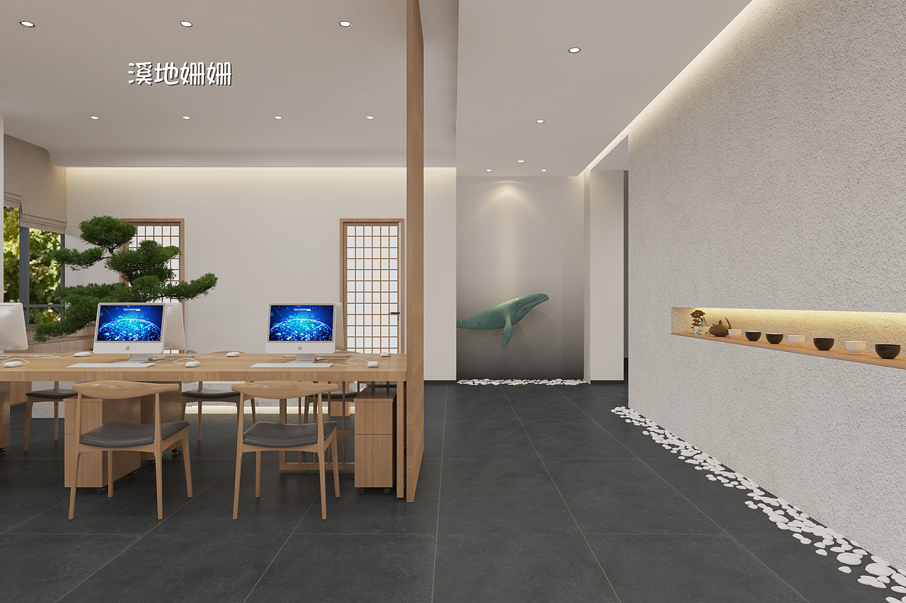 禅意办公空间（图ZMjY1NzcyNTI4） - 商业空间设计 - 站酷设计师姗姗18955113171原创素材 - 站酷ZCOOL