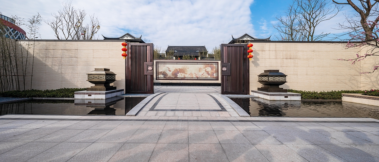蓝光售楼部（图ZMTU4OTcxODk2） - 环境/建筑摄影 - 站酷设计师梁胖纸原创素材 - 站酷ZCOOL